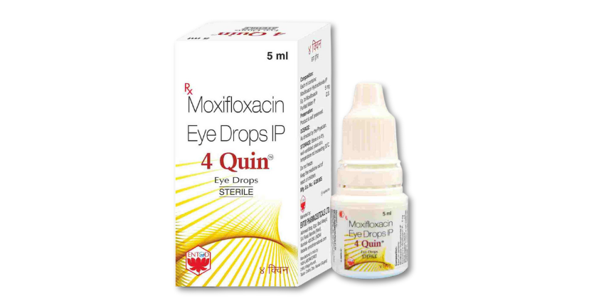 4 Quin Moxifloxacin eye drops